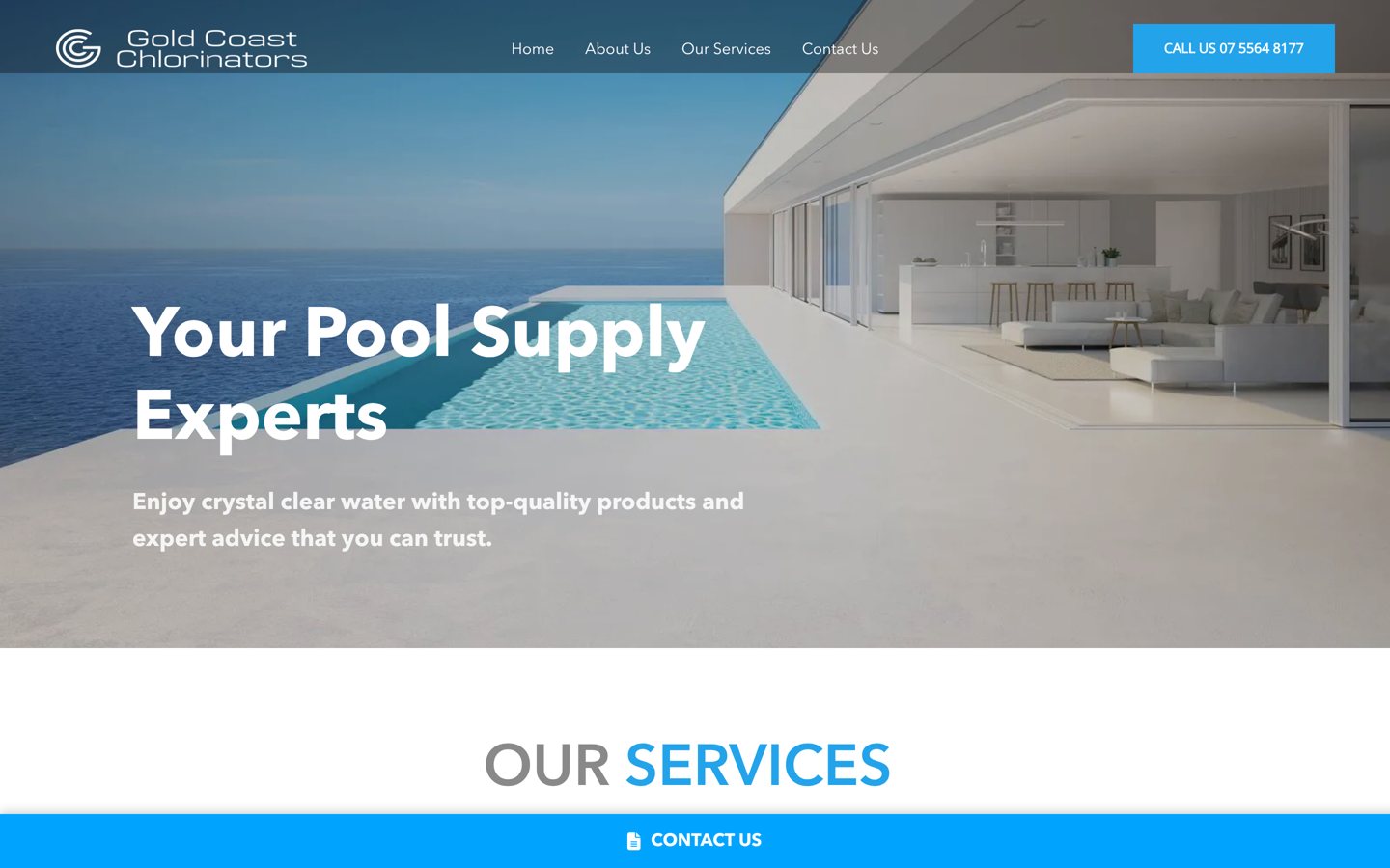 Gold Coast Chlorinators website